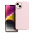 Matowe etui ochronne do iPhone 17 Pro / 18 Pro Frame z galwanizowaną ramką aparatu – Pudrowy Róż