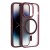 Półprzezroczyste matowe etui do iPhone 17 Pro / 18 Pro Matte Mag Cover zgodne z MagSafe – Czerwone