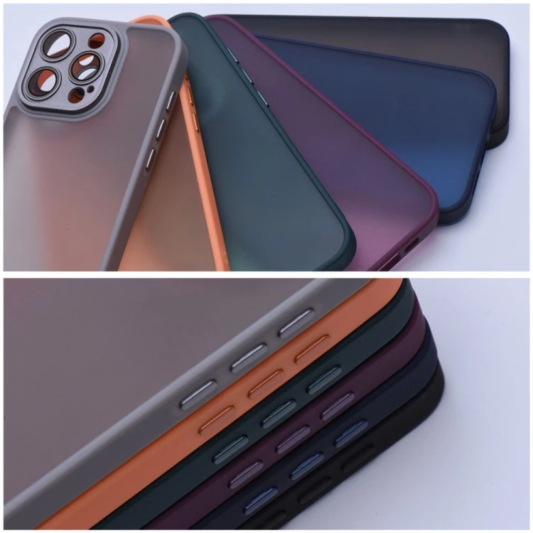 Matowe etui do iPhone 17 Pro / 18 Pro Variete z pełną zabudową aparatu i szkiełkami na obiektywy – Czarne