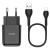 Zestaw ładowarka sieciowa Hoco N2 USB 2.1A (10.5W) + kabel Lightning 1m – czarna