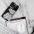 Modne etui ochronne do iPhone 17 Pro / 18 Pro Teddy Bear z błyszczącym wzorem – Srebrne