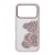 Modne etui ochronne do iPhone 17 Pro / 18 Pro Teddy Bear z błyszczącym wzorem – Różowe