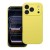 Grube matowe etui silikonowe do iPhone 17 Pro / 18 Pro Silicone 2mm z pełną ochroną aparatu – Żółte