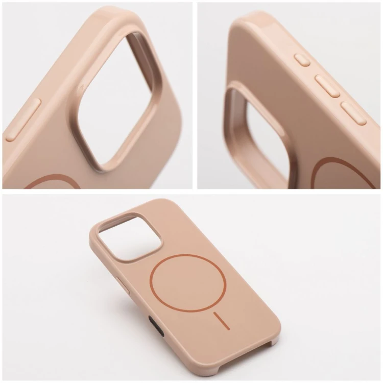 Błyszczące eleganckie etui do iPhone 17 Pro / 18 Pro Glossy Mag Cover zgodne z MagSafe – Złote