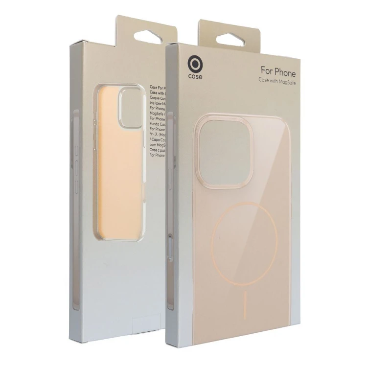 Błyszczące eleganckie etui do iPhone 17 Pro / 18 Pro Glossy Mag Cover zgodne z MagSafe – Złote